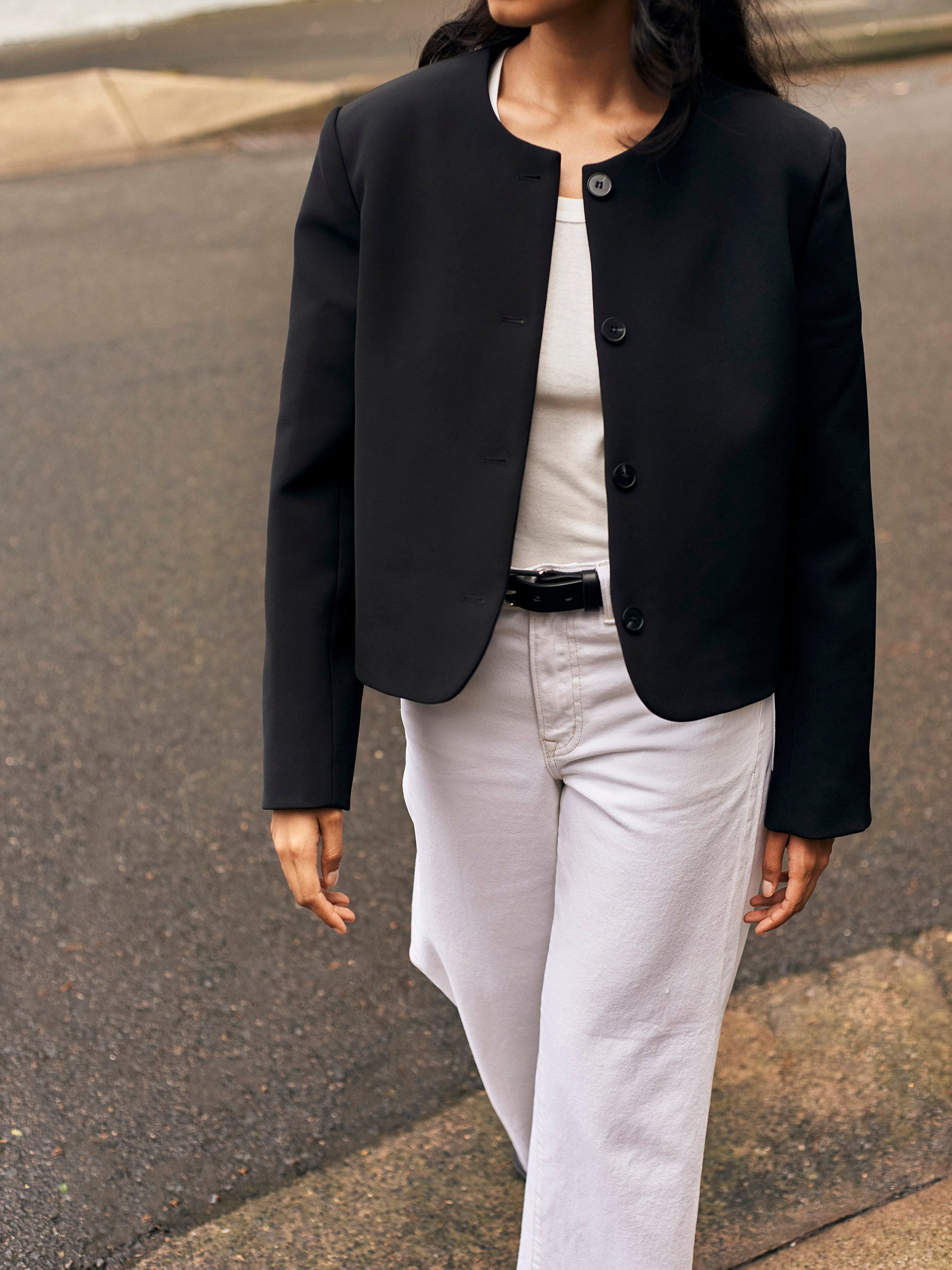 Harris Tapper | Tilmens Blazer in Black | The UNDONE