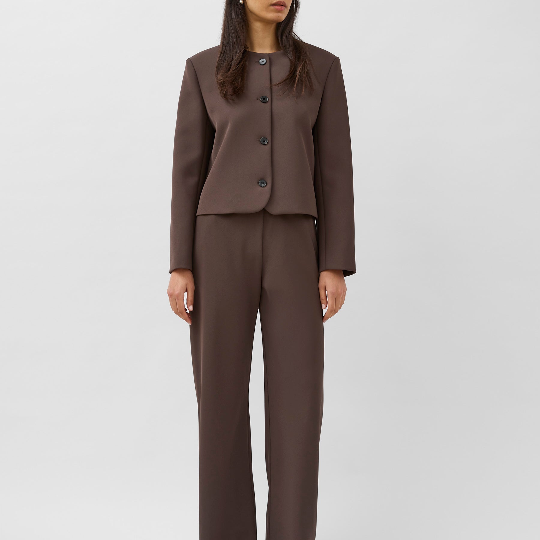Harris Tapper | Irving Trouser in Brown Umber | The UNDONE