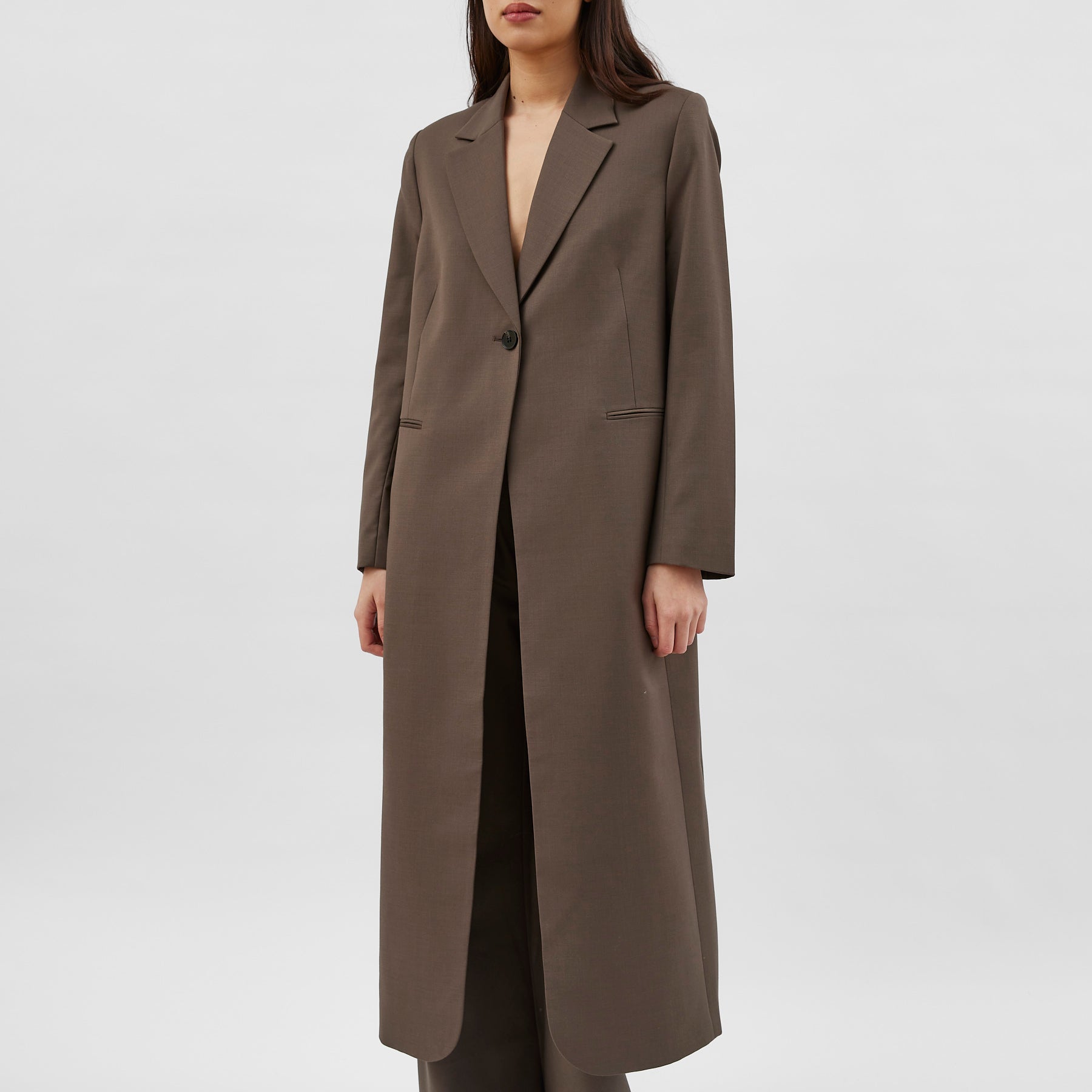 Harris Tapper | Tuxedo Coat in Cedar | The UNDONE