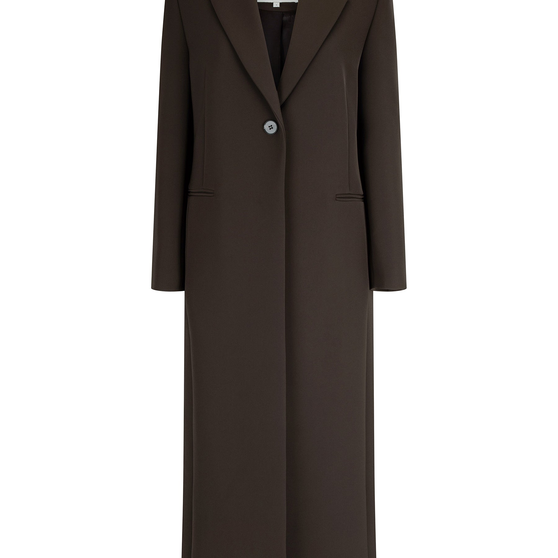 Harris Tapper | Tuxedo Coat in Brown Umber | The UNDONE