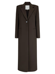 Harris Tapper | Tuxedo Coat in Brown Umber | The UNDONE