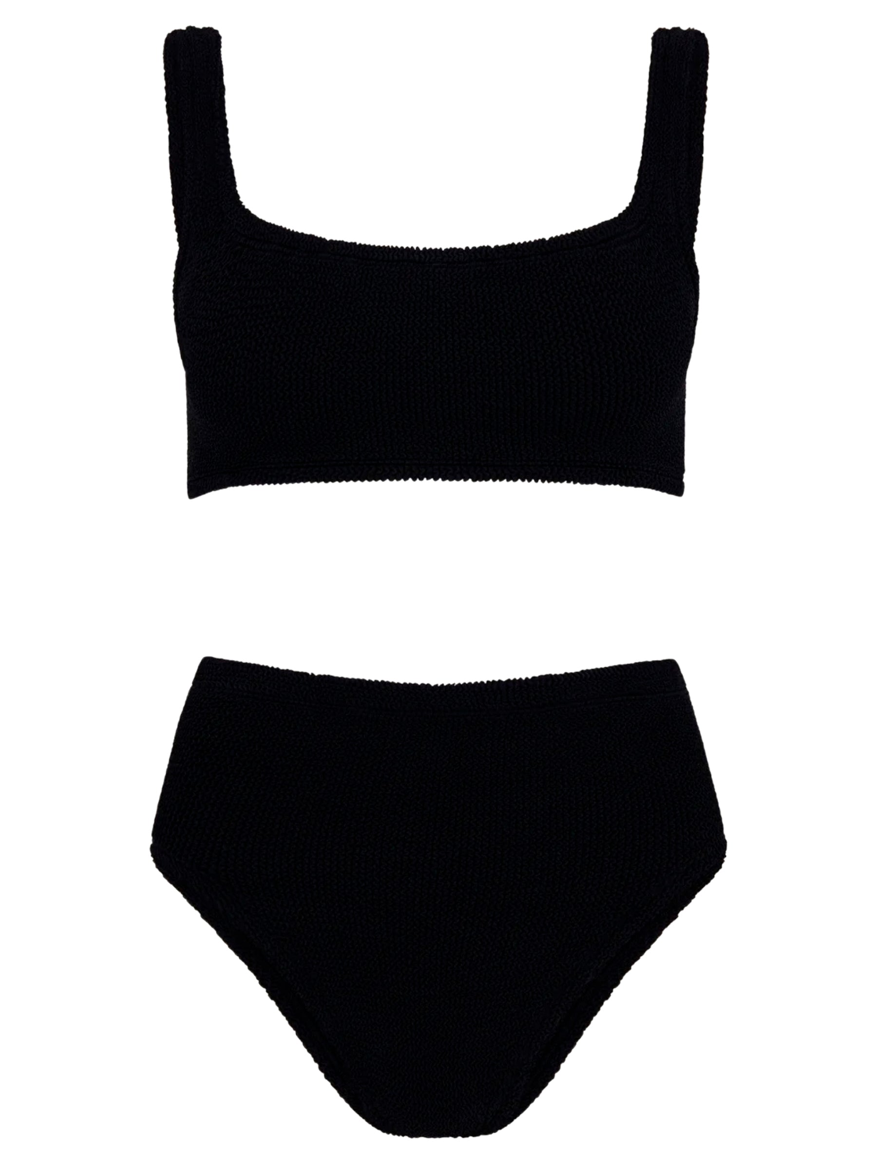 Hunza G | Patricia Bikini in Black | The UNDONE