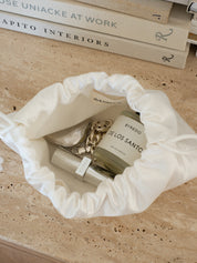 Essential Satin Pouch Bag - Ivory