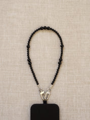 Joan Black Beaded Phone Wristlet - Functional Jewellery | The UNDONE