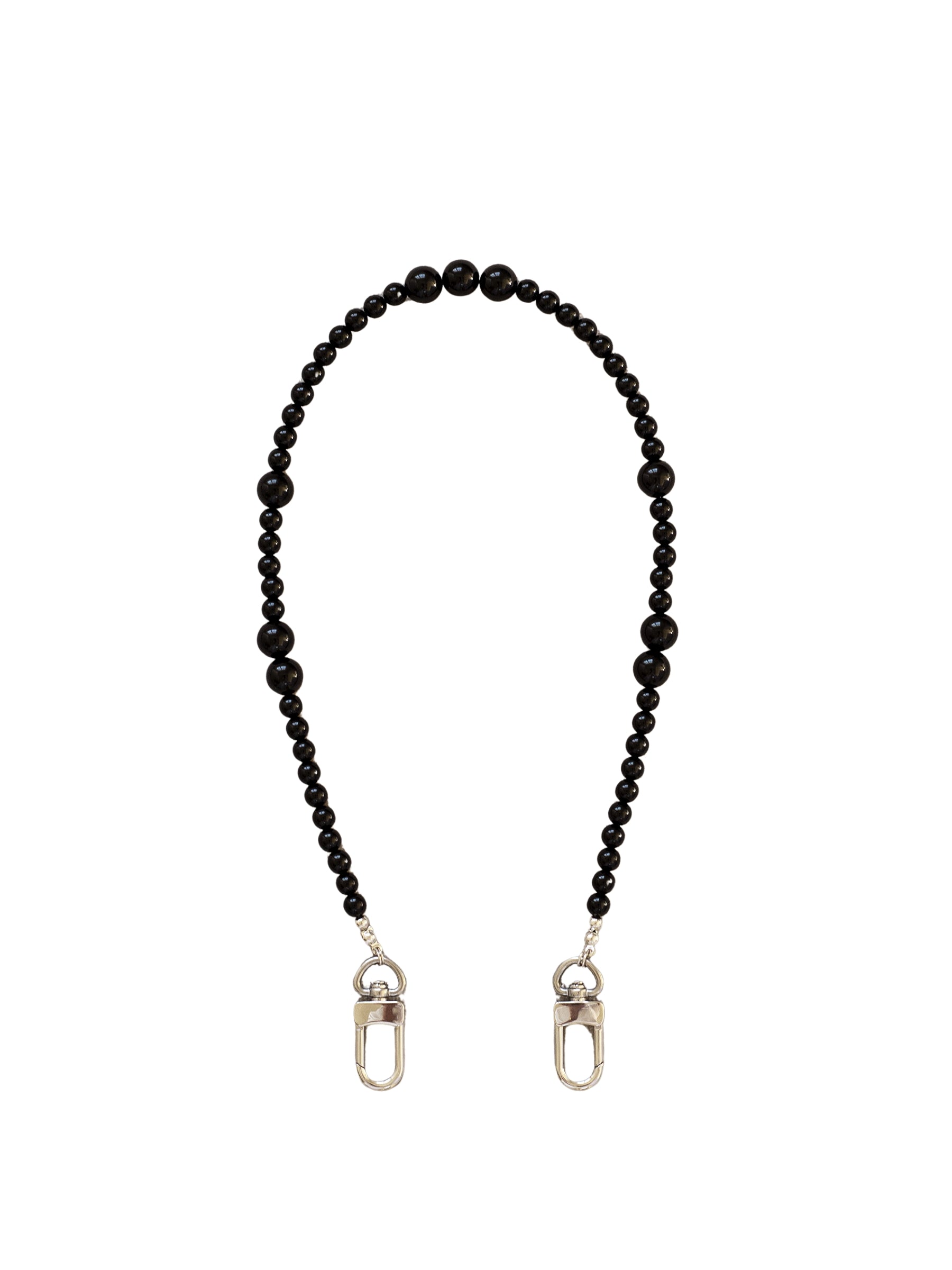Joan Black Beaded Phone Wristlet - Functional Jewellery | The UNDONE