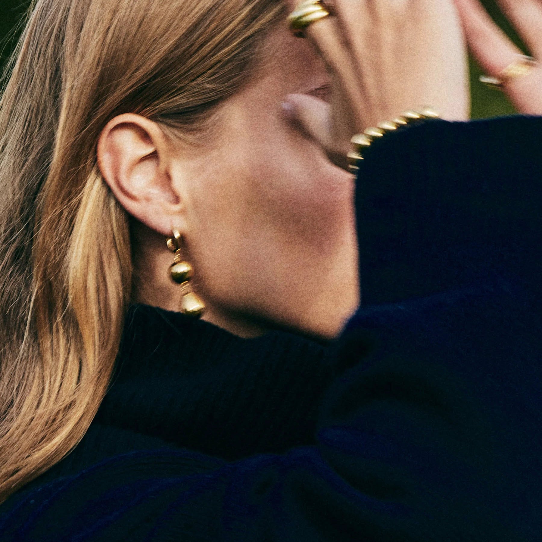 LIÉ STUDIO | The Cathrine Earring in Gold | The UNDONE