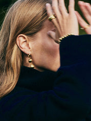 LIÉ STUDIO | The Cathrine Earring in Gold | The UNDONE
