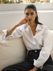 LIÉ STUDIO | The Elly Necklace in Silver | The UNDONE