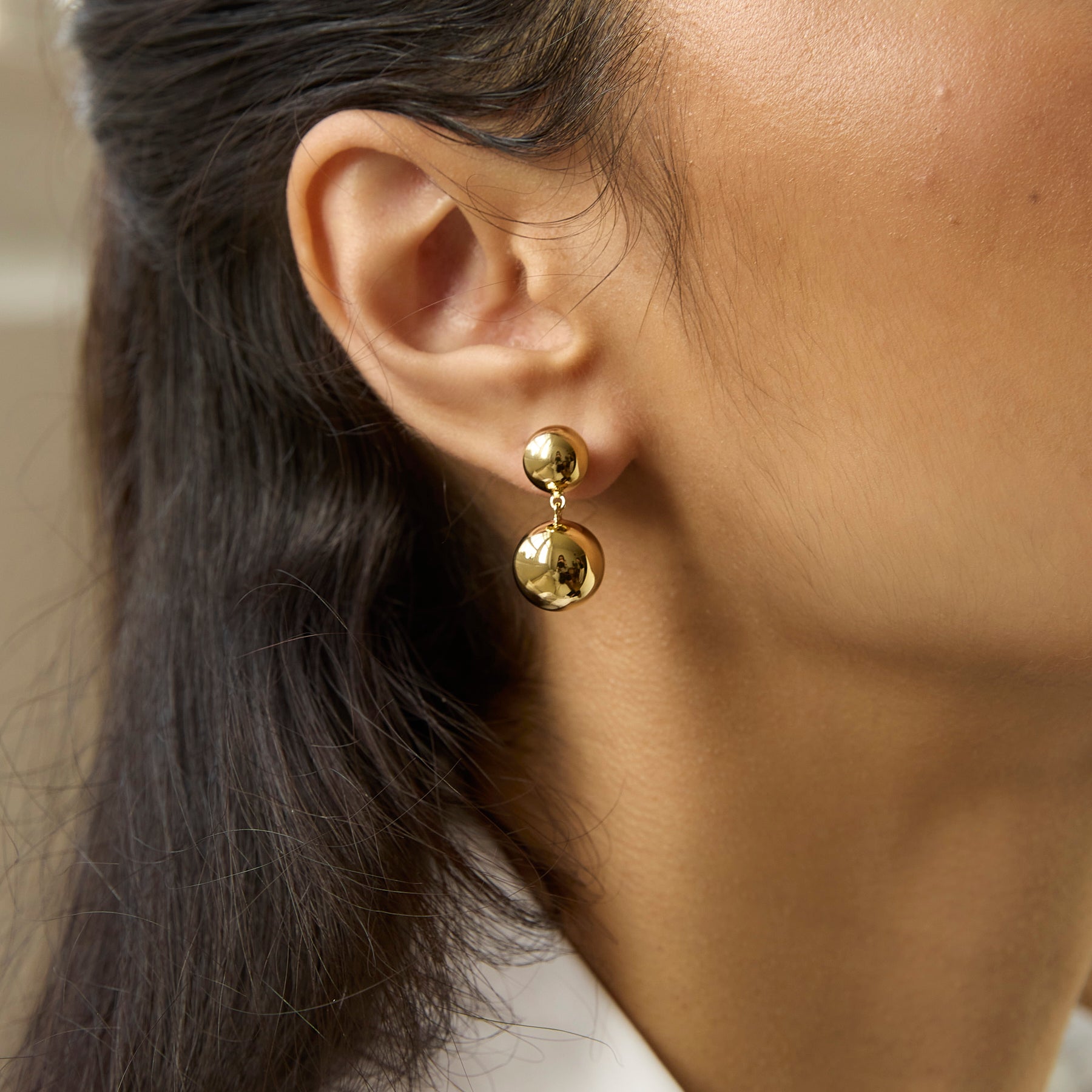 LIÉ STUDIO | The Caroline Earring in Gold | The UNDONE