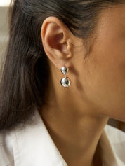 LIÉ STUDIO | The Caroline Earring in Silver | The UNDONE