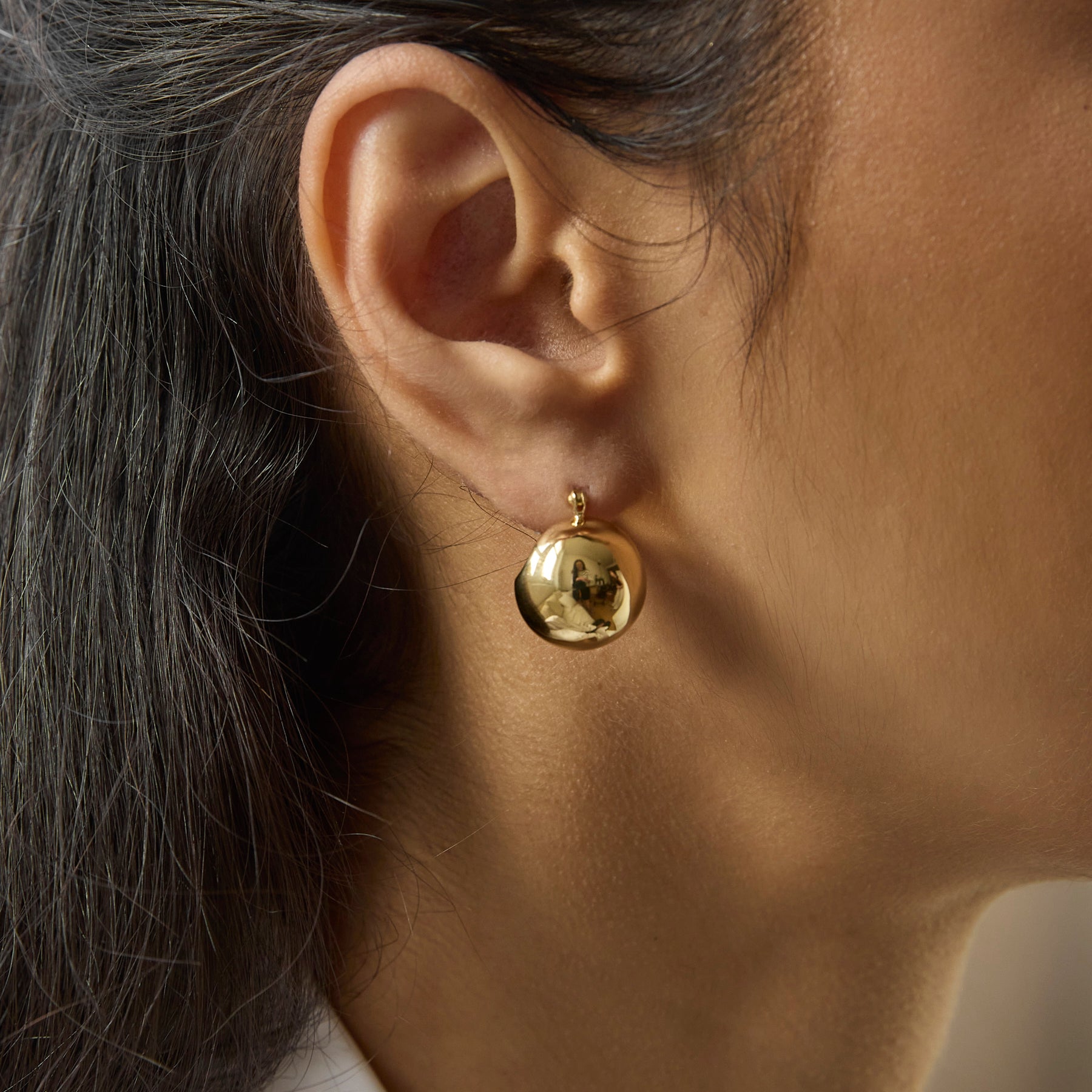 LIÉ STUDIO | The Ingrid Earrings in Gold | The UNDONE