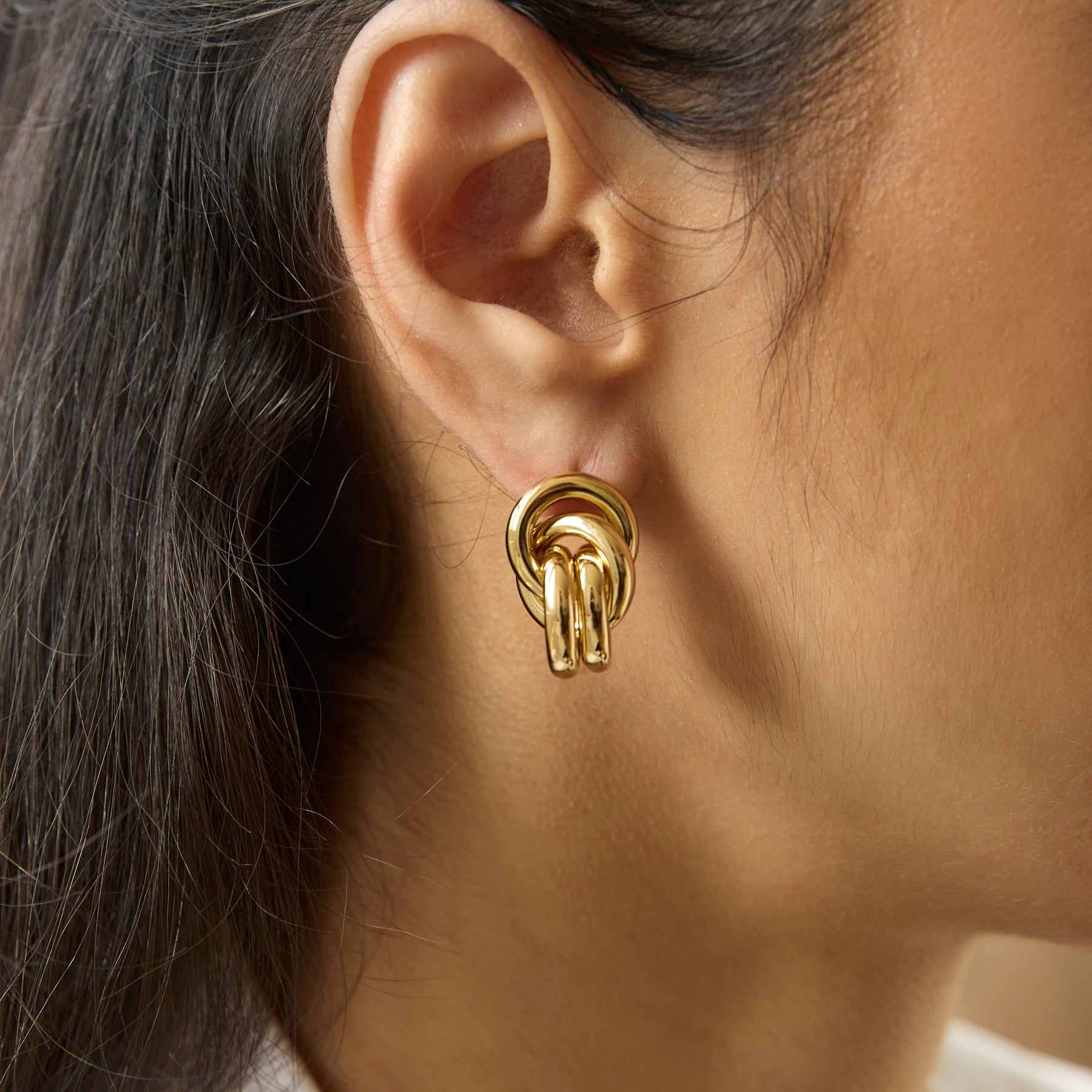 LIÉ STUDIO | The Vera Earrings in Gold | The UNDONE