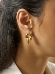 LIÉ STUDIO | The Vera Earrings in Gold | The UNDONE