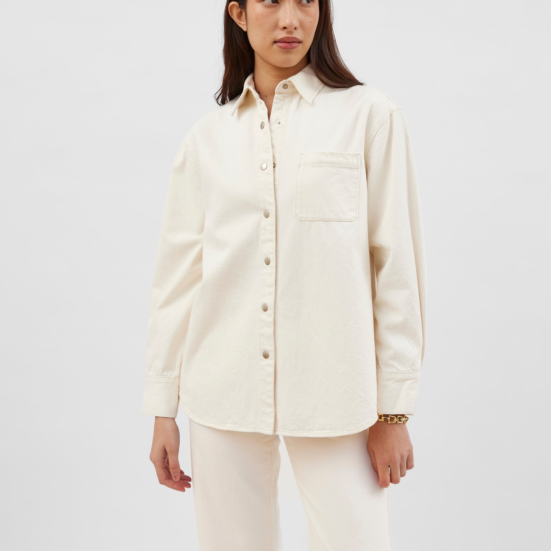 Marle | Alfalfa Shirt in Ivory | The UNDONE