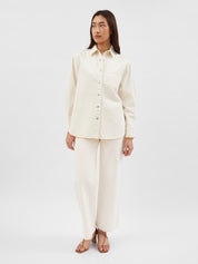 Marle | Alfalfa Shirt in Ivory | The UNDONE
