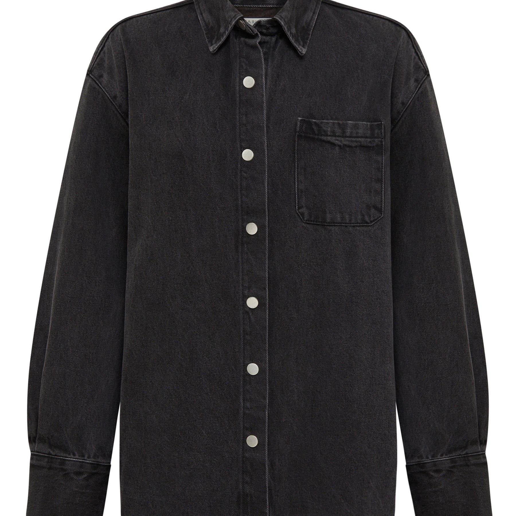 Marle | Alfalfa Shirt in Washed Black | The UNDONE