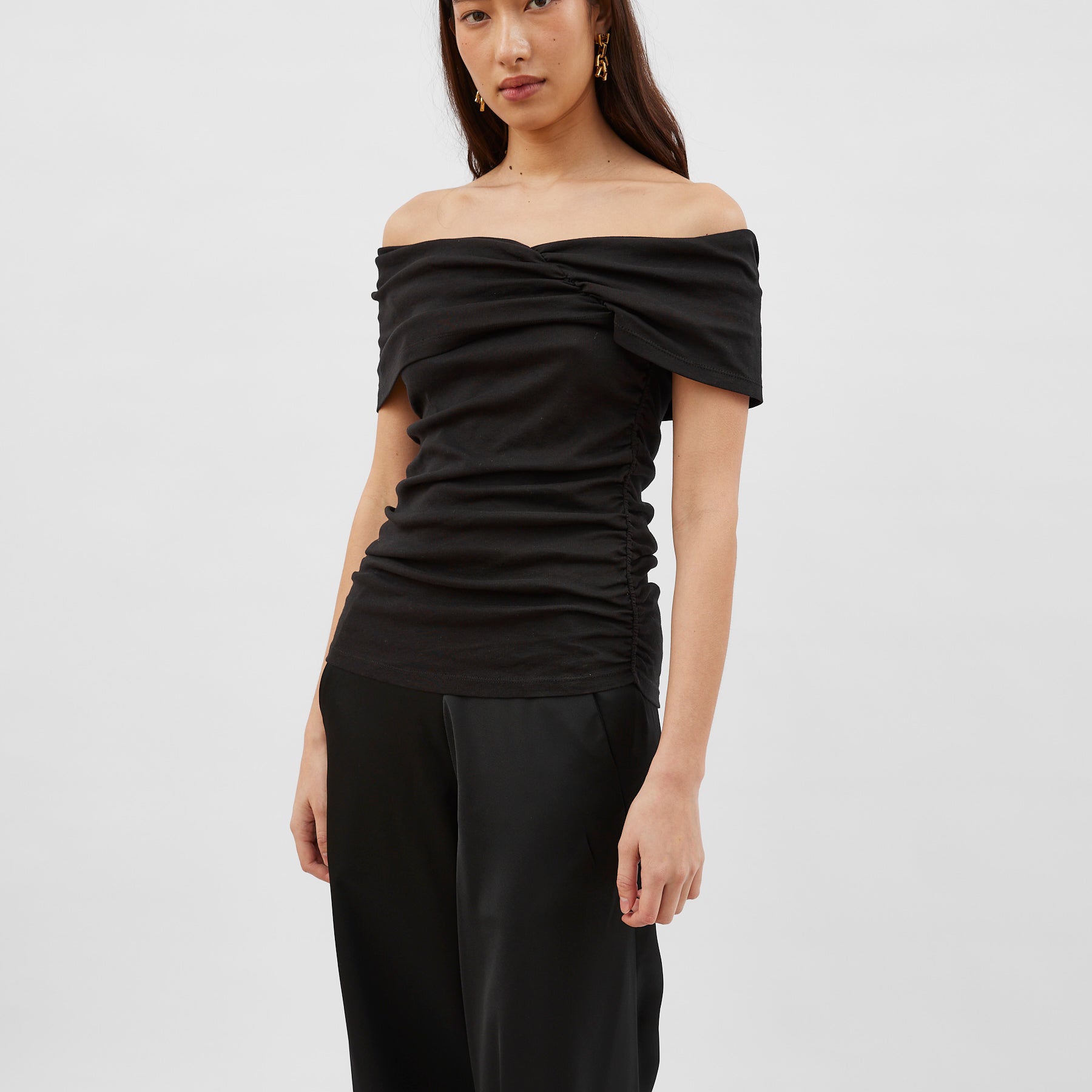 Marle | Blanca Top in Black | The UNDONE
