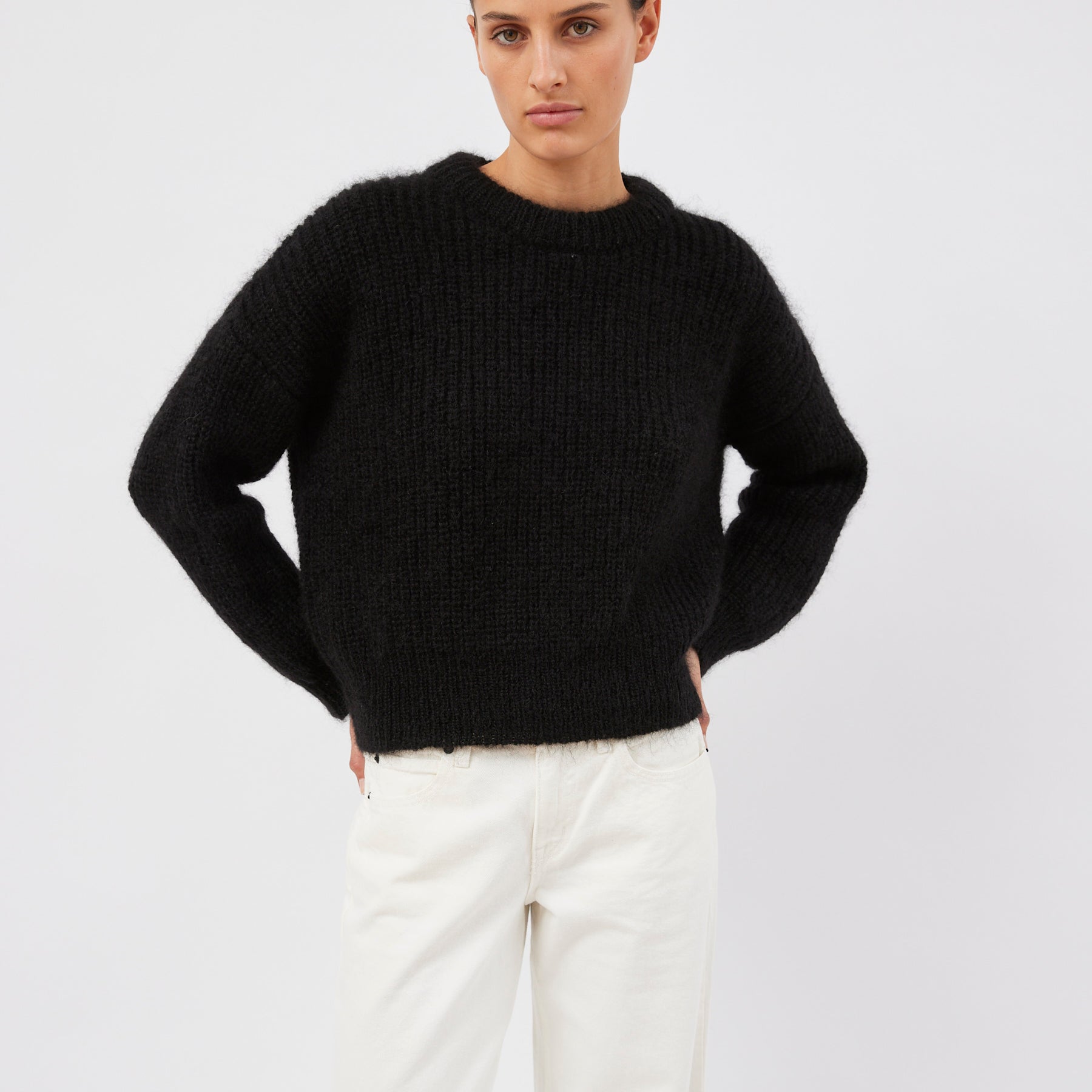 Marle | Bonnie Jumper in Black | The UNDONE