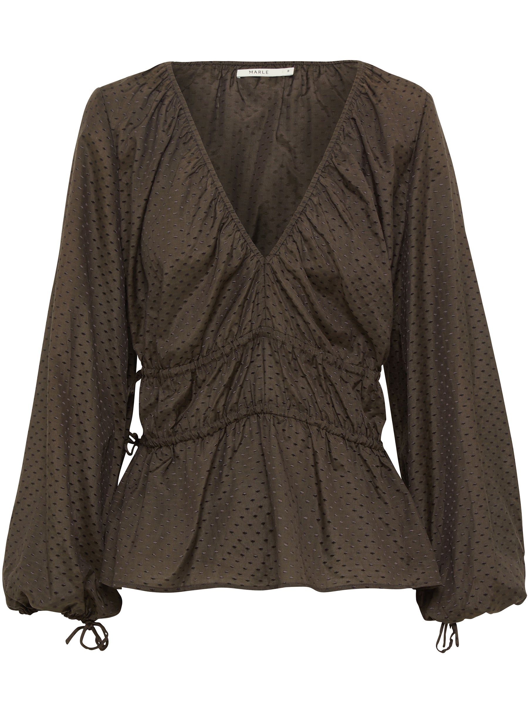 Marle | Derya Top in Brown | The UNDONE