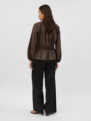 Marle | Derya Top in Brown | The UNDONE