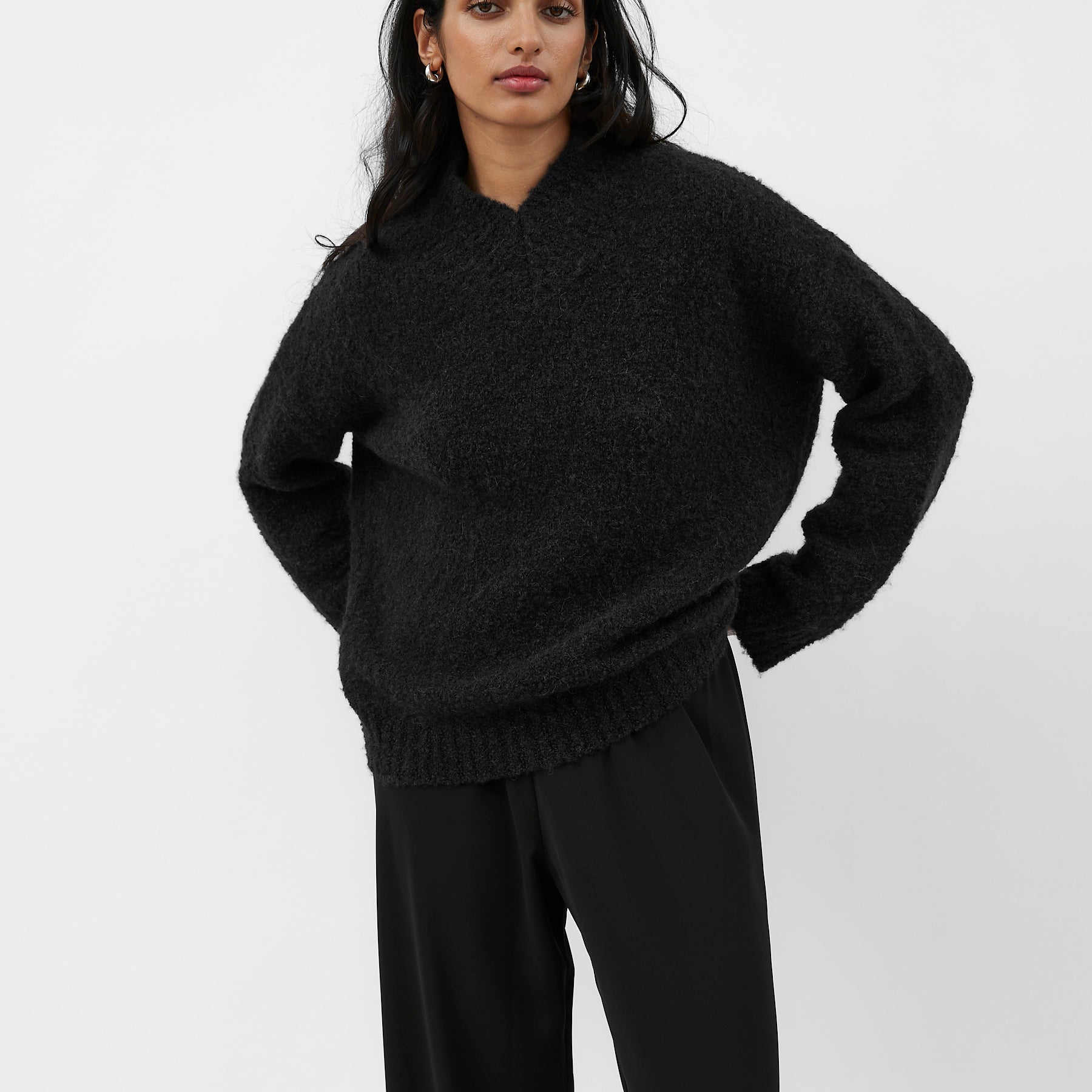 Marle | Emelio Jumper in Black | The UNDONE
