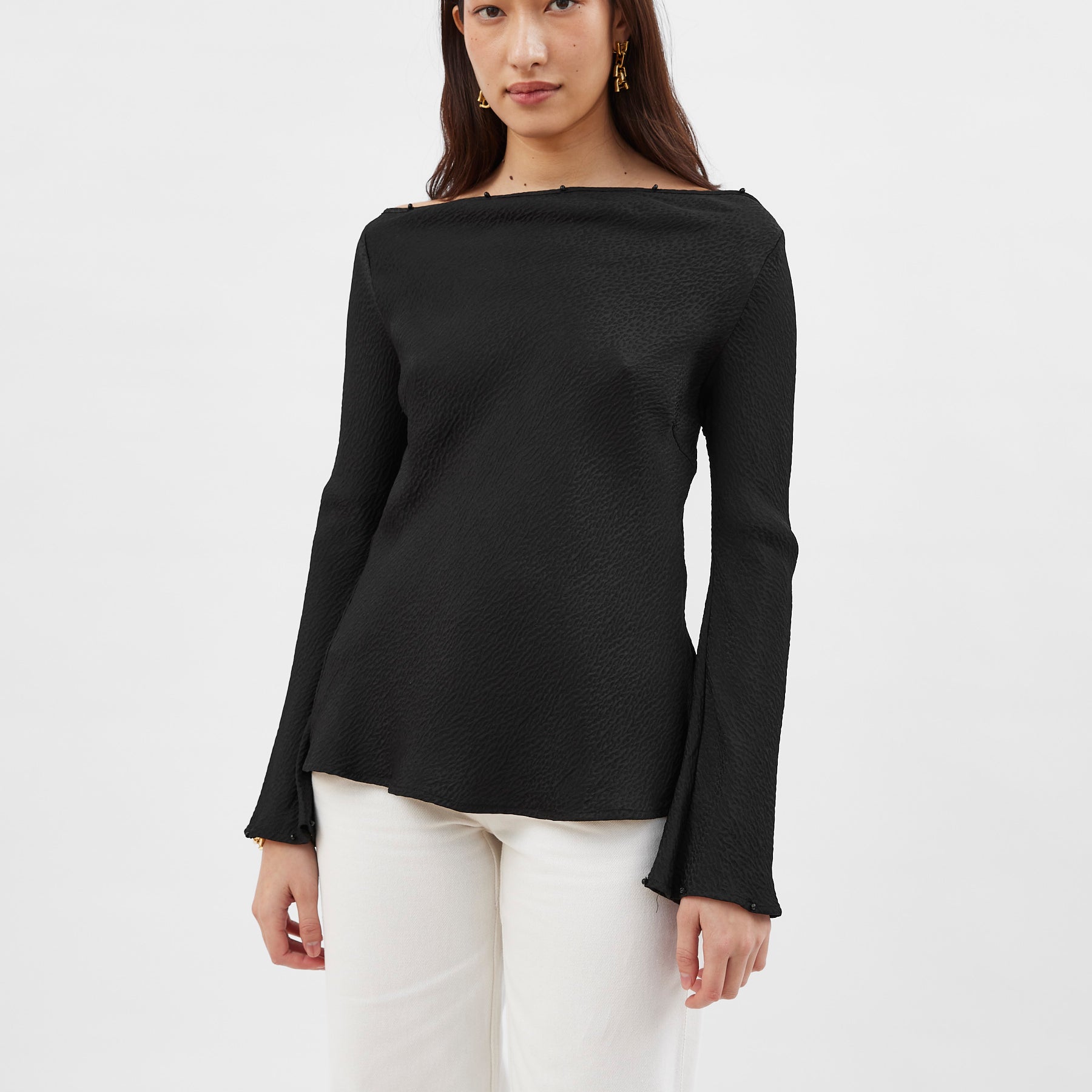 Marle | Hester Top in Black | The UNDONE