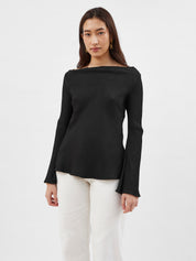 Marle | Hester Top in Black | The UNDONE