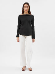 Marle | Hester Top in Black | The UNDONE