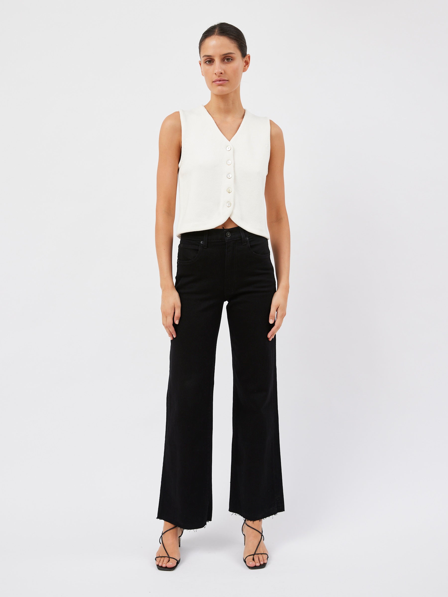 Marle | Kate Waistcoat in Ivory | The UNDONE