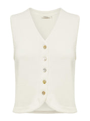 Marle | Kate Waistcoat in Ivory | The UNDONE