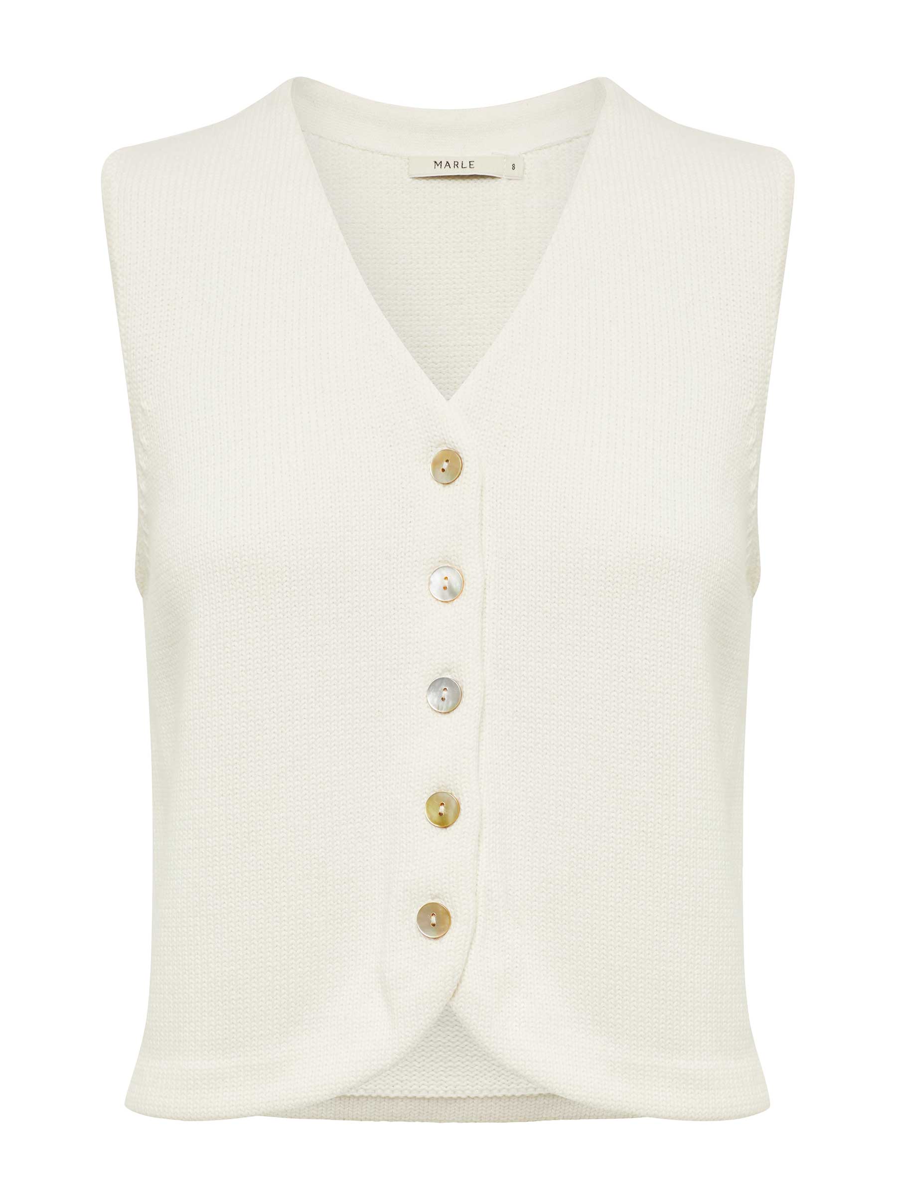 Marle | Kate Waistcoat in Ivory | The UNDONE