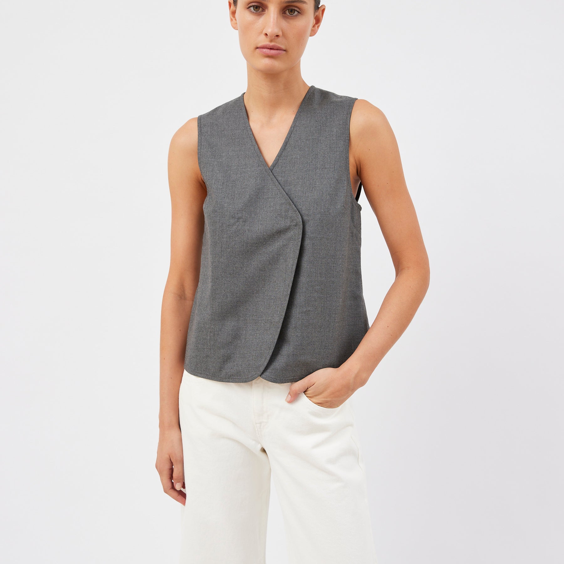 Marle | Percy Waistcoat in Grey Rock | The UNDONE