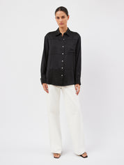 Marle | Pierre Shirt in Black | The UNDONE