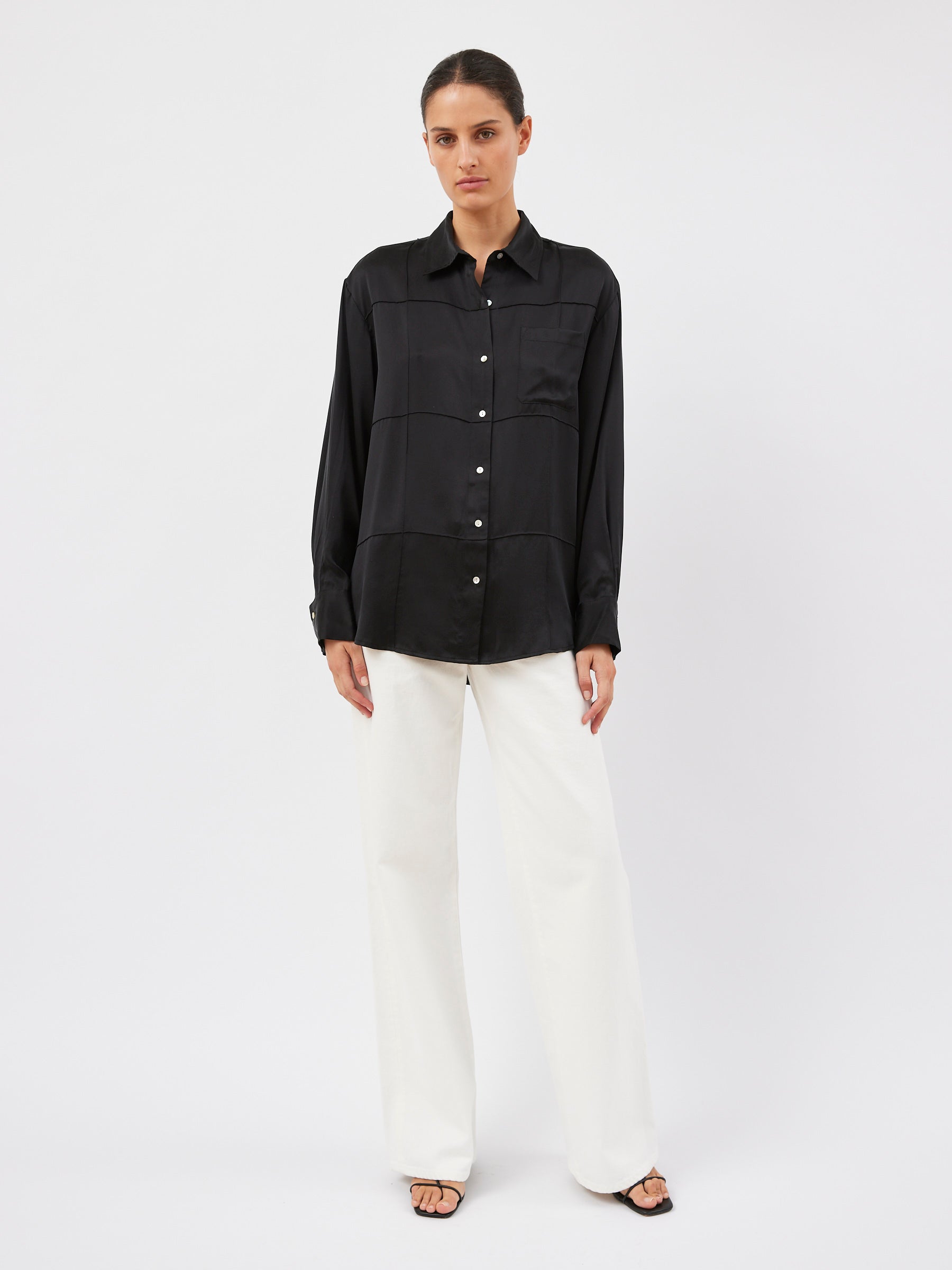 Marle | Pierre Shirt in Black | The UNDONE