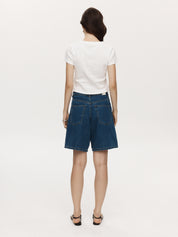 Marle | Relaxed Jean Short in Heritage Blue | The UNDONE