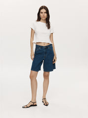Marle | Relaxed Jean Short in Heritage Blue | The UNDONE
