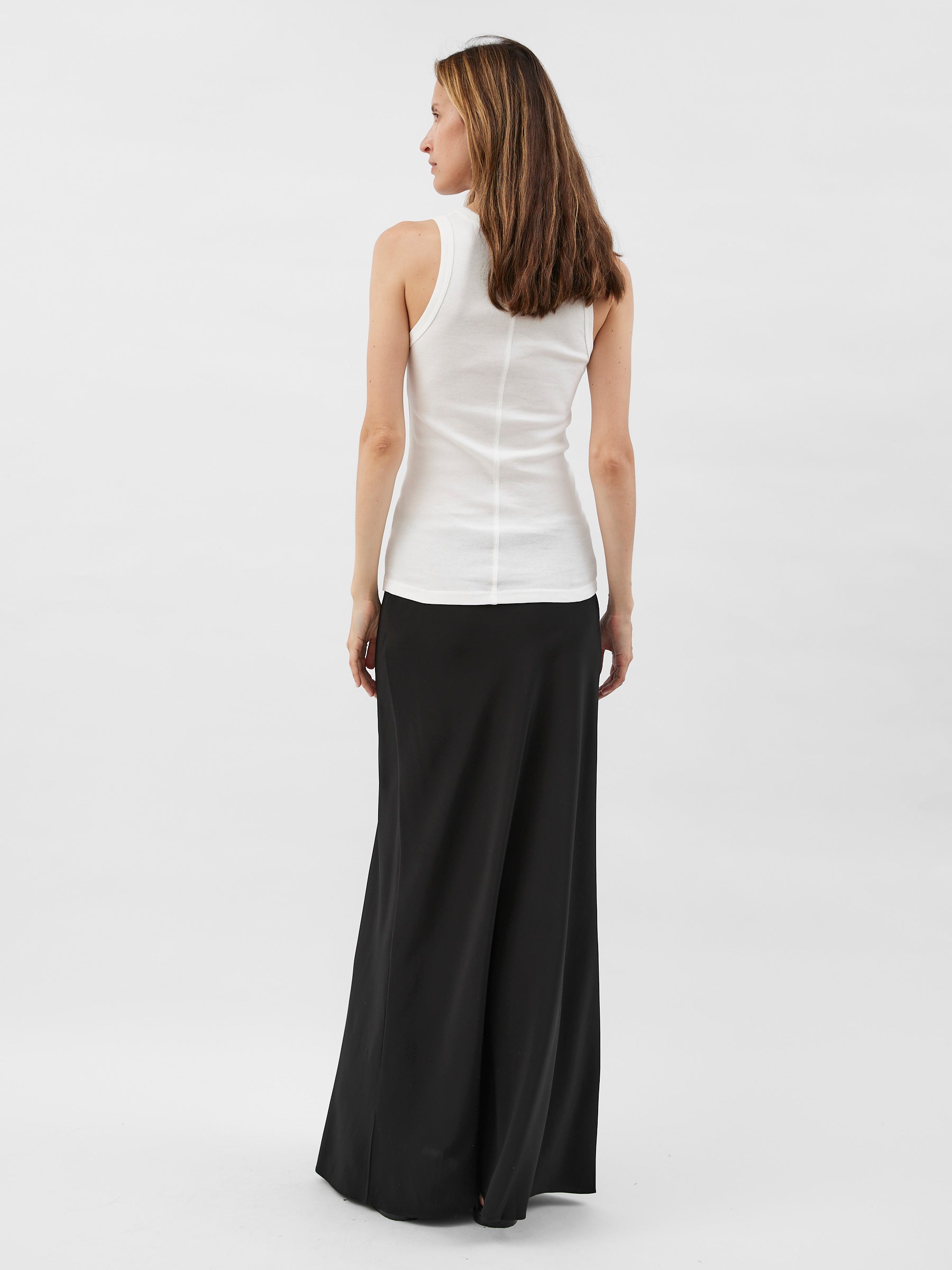 Matteau | Bias Elastic Skirt in Black | The UNDONE