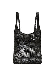 Matteau | Crochet Sequins Tank | The UNDONE