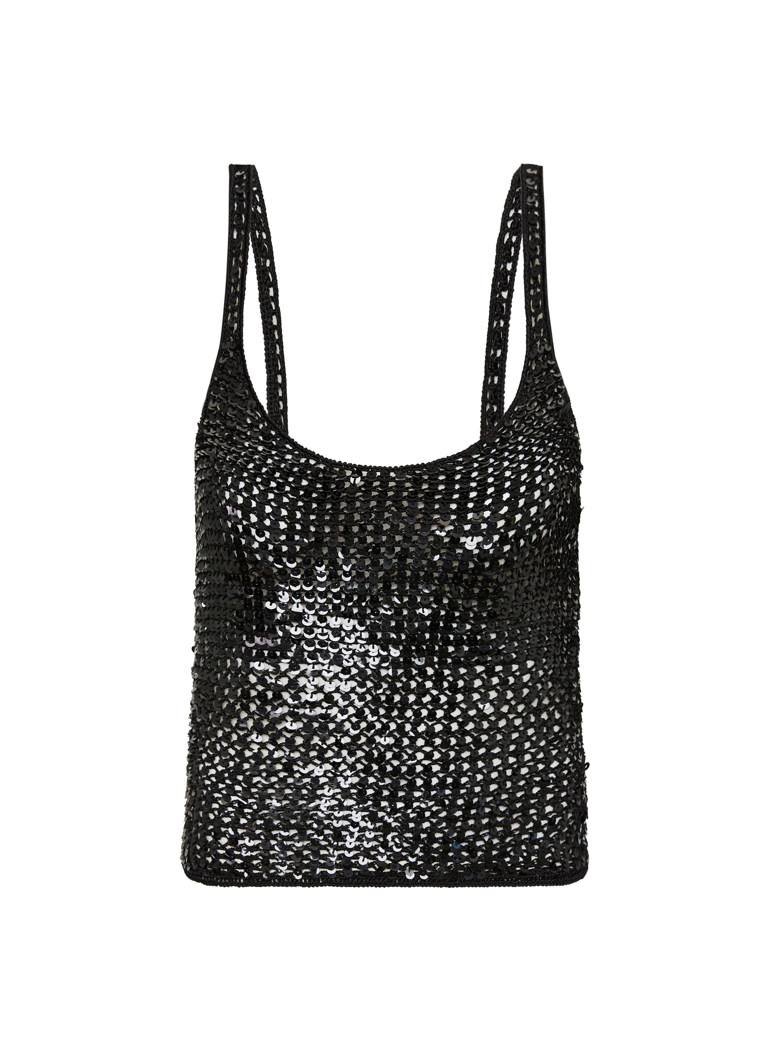 Matteau | Crochet Sequins Tank | The UNDONE