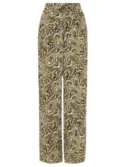 Matteau | Silk Drawstring Trouser in Paisley | The UNDONE