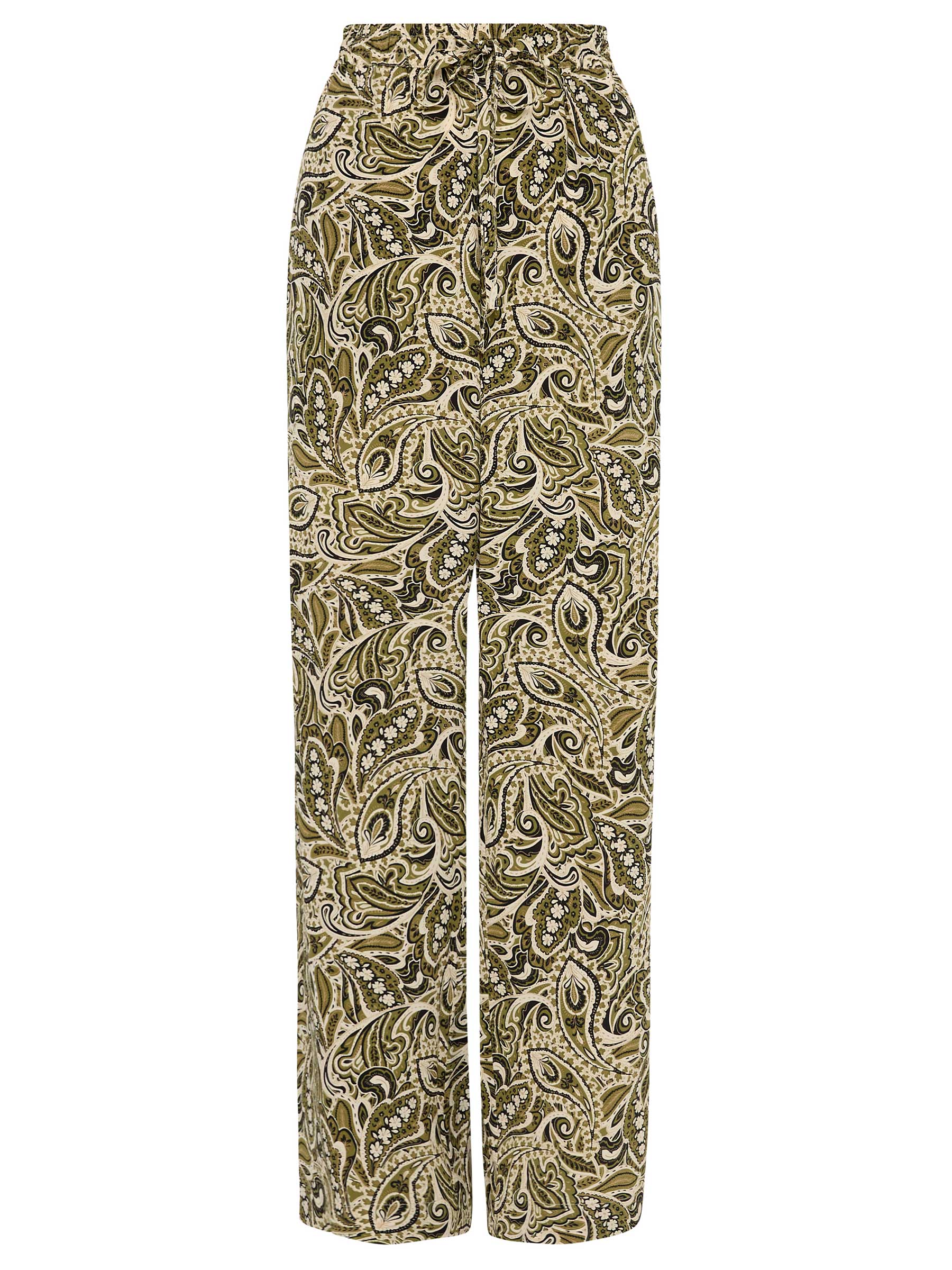 Matteau | Silk Drawstring Trouser in Paisley | The UNDONE
