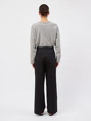 Matteau | Long Sleeve Magyar Tee in Heather Grey | The UNDONE