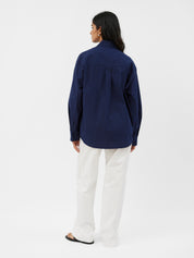 Matteau | Relaxed Shirt in Navy | The UNDONE