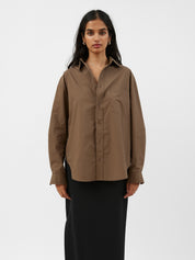 Matteau | Relaxed Shirt in Olive | The UNDONE