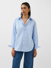 Matteau | Relaxed Shirt in Powder Blue | The UNDONE