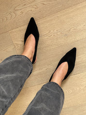 Nelson Made | Mila Mini in Black Suede | The UNDONE
