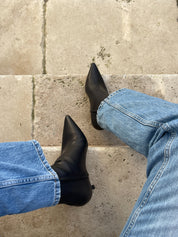 Nelson Made | Sophie Mini Ankle Boot in Black Leather | The UNDONE