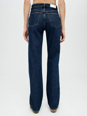 RE/DONE | 90s High Rise Loose Jean in Heritage Rinse | The UNDONE