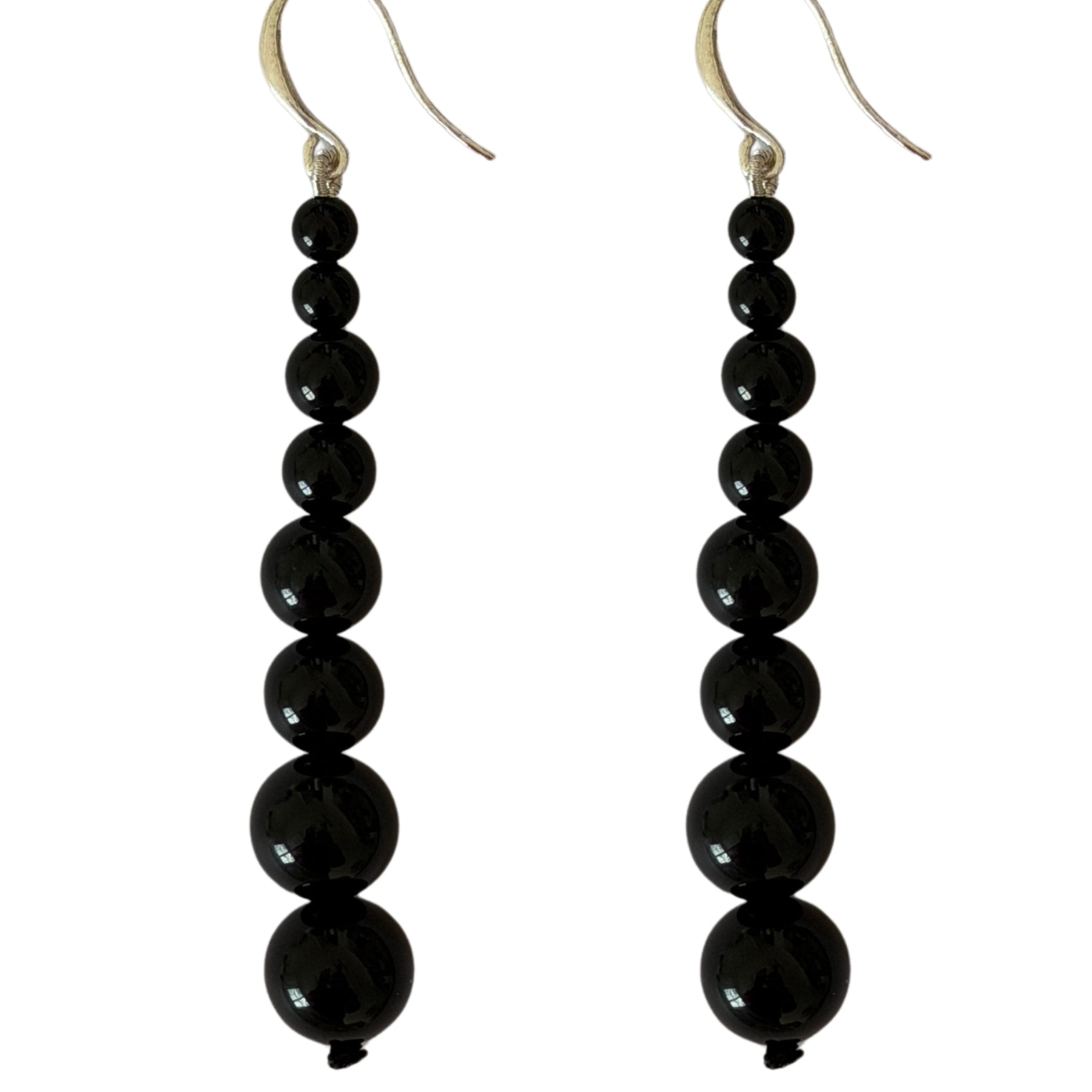 Remi Beaded Earrings - Black Onyx | The UNDONE