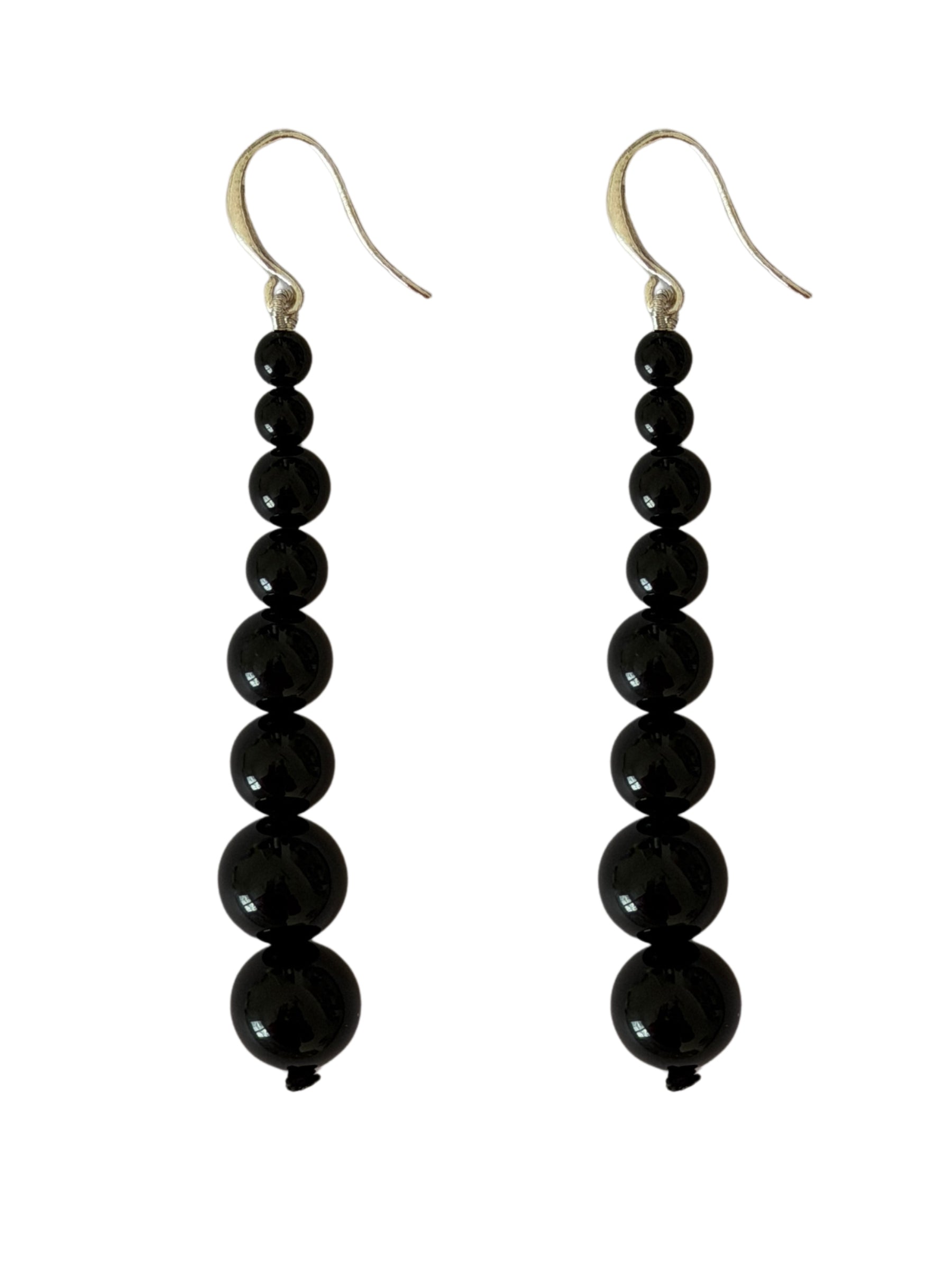 Remi Beaded Earrings - Black Onyx | The UNDONE